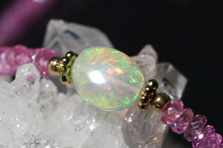 - Ethiopia Opal X Pink Sapphire -